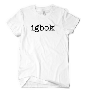 White igbok T-shirt