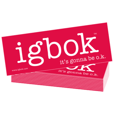 igbok stickers - 12pack, pink