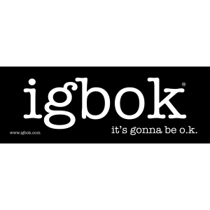 igbok stickers - 5 pack, black
