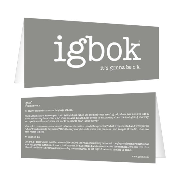 igbok Notecard - grey