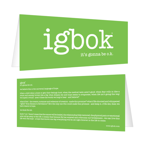 igbok Notecard - lime