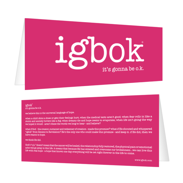 igbok Notecard - pink
